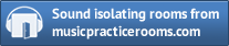 Sound Isolating Rooms from Musicpracticerooms.com