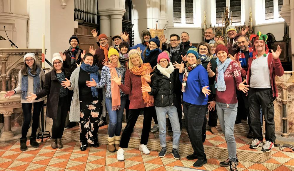 The Harlequin Chamber Choir love their folders from Black Cat Music