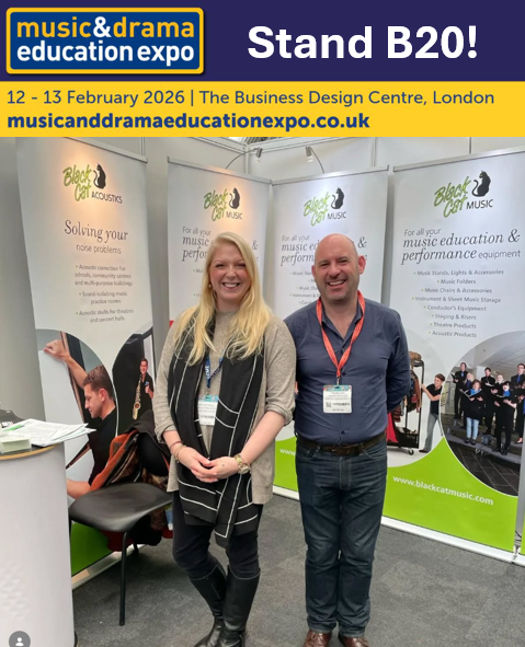 Music and Drama Education Expo 2026 - Black Cat Music Stand B20