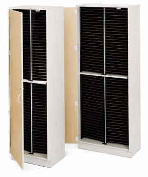 100-slot Choral Folio Cabinet with doors