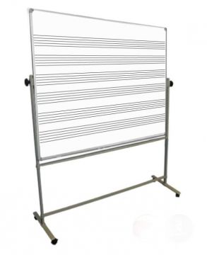 Large Music White Board and Mobile Stand
