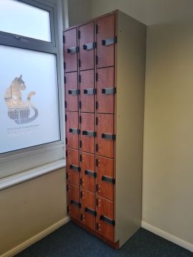 Ultrastor Cabinet #1 - Cherry Finish (with lockable bolts on doors)